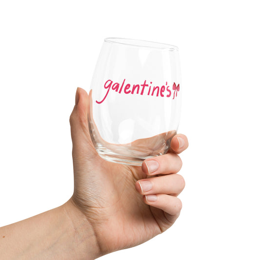 Galentines Wine Glass